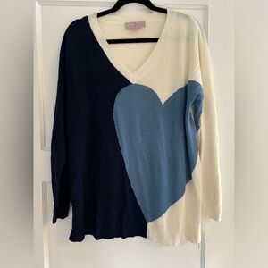 Laurie Felt Cashmere Blend Sweater Size M